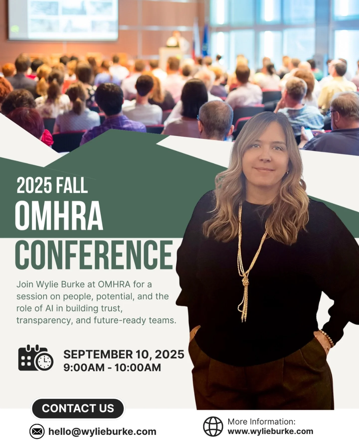 I am thrilled to be speaking at the OMHRA Conference on Wednesday about a growing imperative for us all: preparing our workforce for the future&mdash;practically and ethically&mdash;using AI.
&nbsp;
We&rsquo;re going to explore approaches to navigate