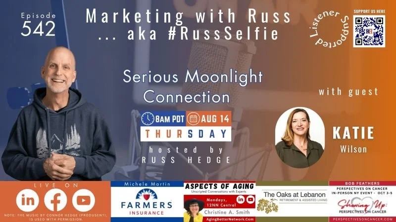 Katie on Marketing with Russ Hedge Podcast