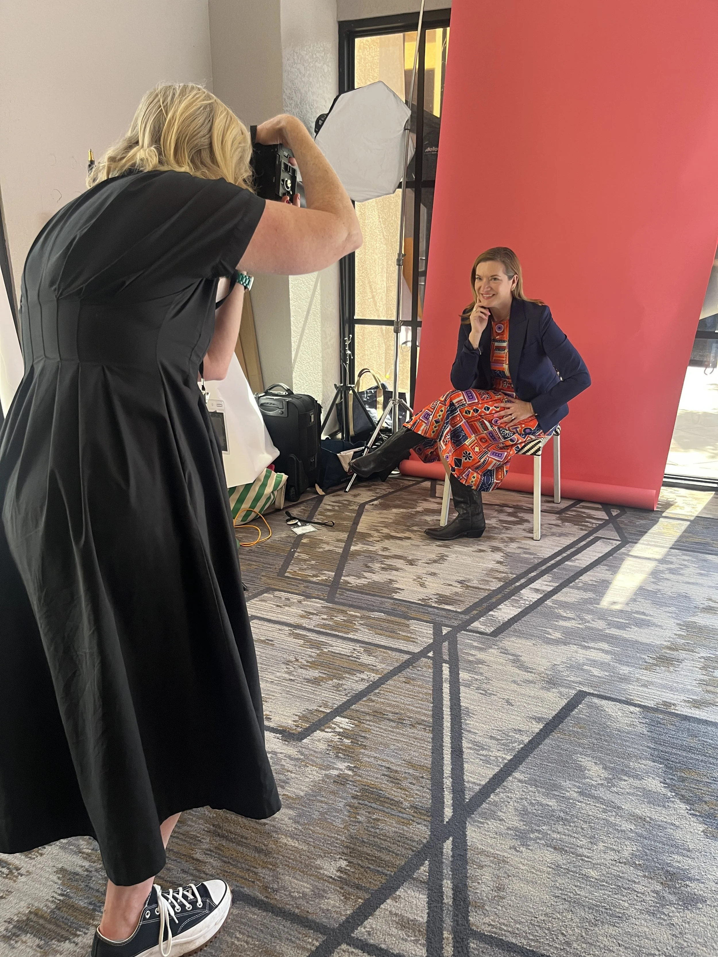 Katie Wilson photoshot at Alt Summit Palm Springs.