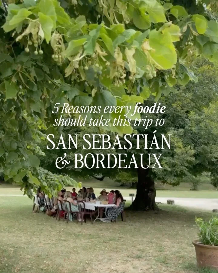 If your dream trip is planned entirely around what you&rsquo;re eating next&hellip; our trip to San Sebasti&aacute;n and Bordeaux is made for you. 🍤🍷✨

From pintxo hopping in the Basque Country to long, lazy wine lunches in Bordeaux, this itinerary