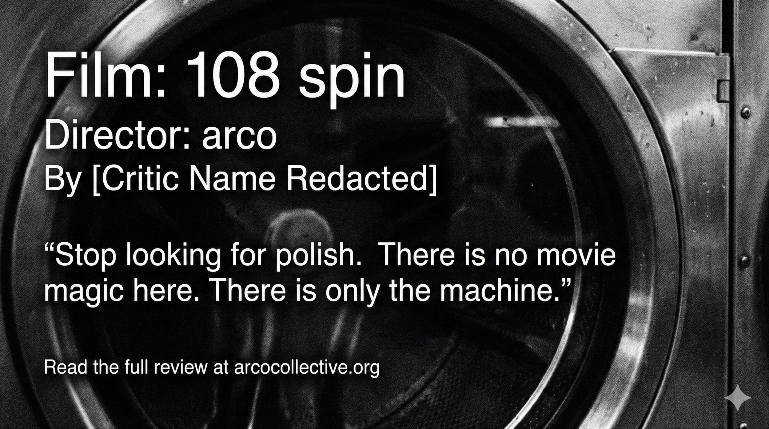 108 spin REVIEW: The Washing Machine at the End of the World - Score: 3.5 / 5