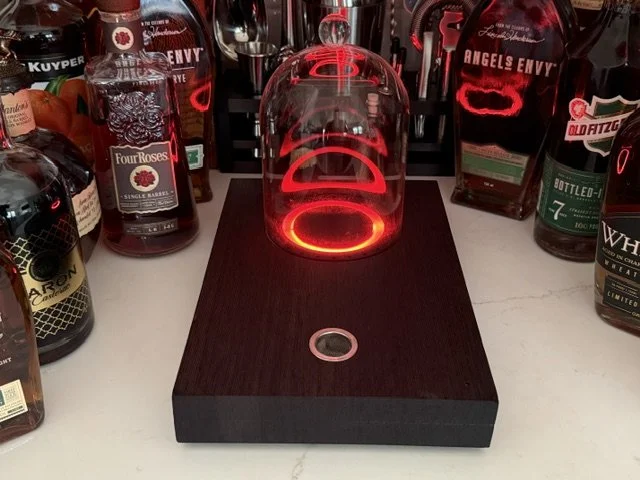 Ember Vault – LED Illuminated Cocktail Smoker. (Wenge)