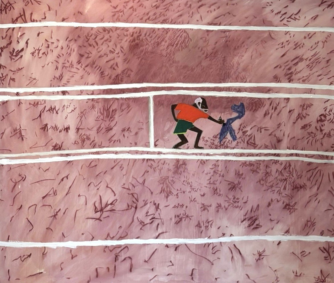 Raul Ruiz, acrylic on canvas, 60x72 inches, 2025