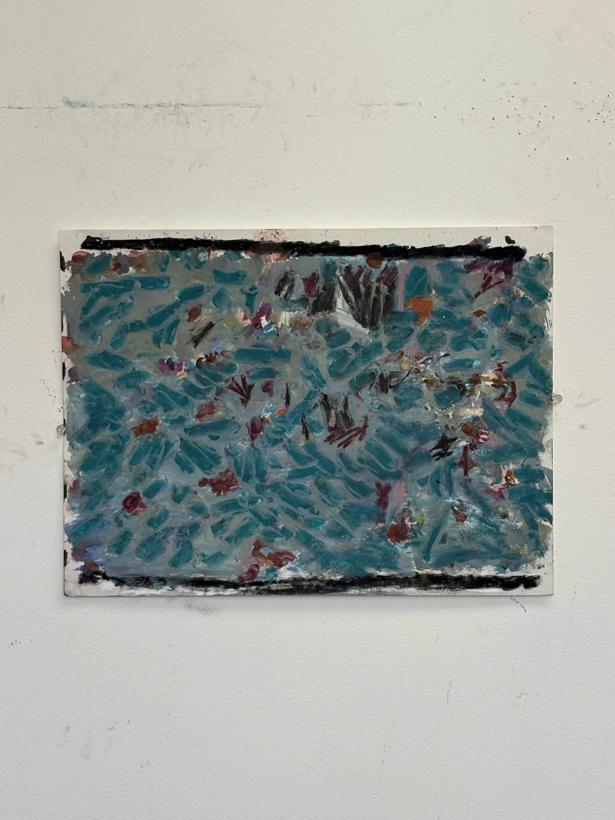 Motion study, pastel on paper, 9x12 inches, 2026