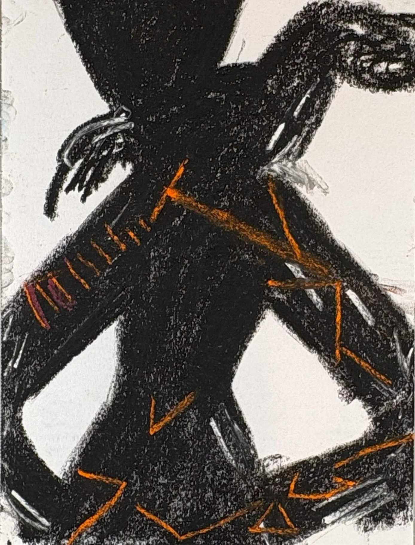 I don't know but probably yes, pastel ion paper, 12x9 inches, 2024