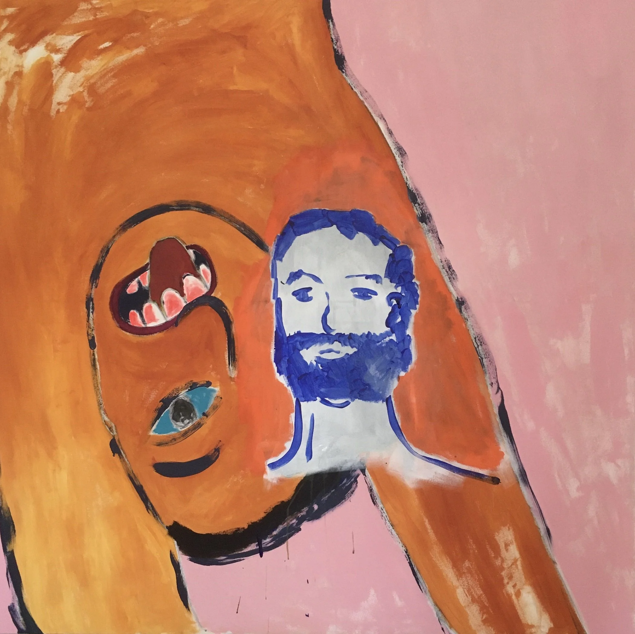 Dream of Lima Peru, acrylic on canvas, 60x60 inches, 2020