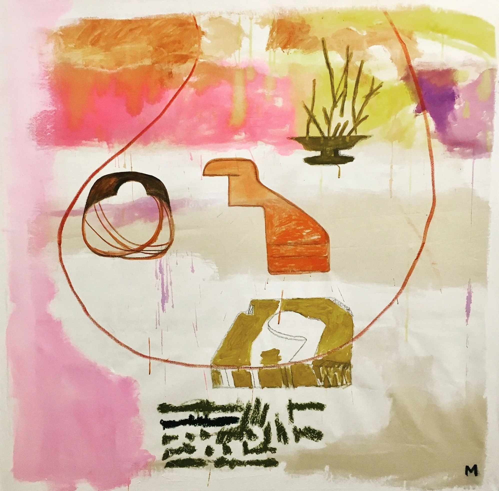 Pintura, acrylic on canvas, 60x60, 2019