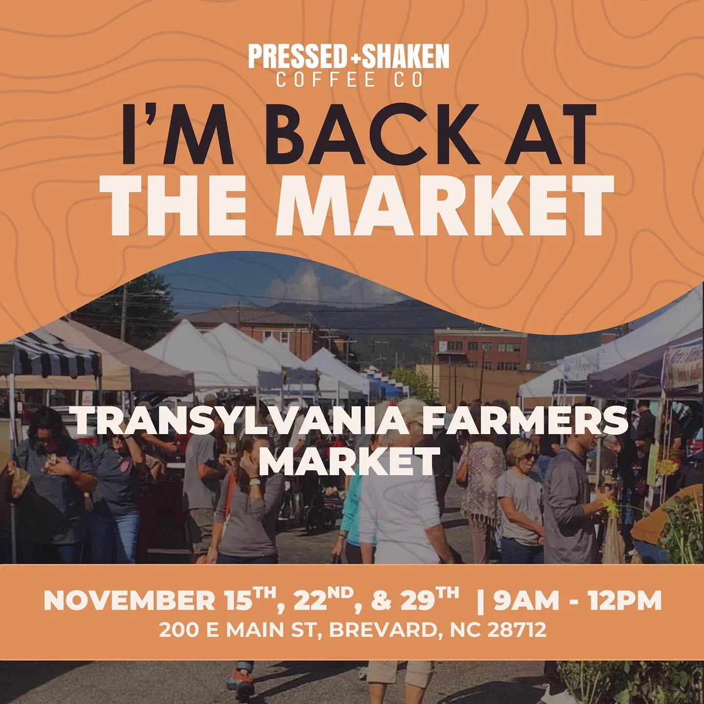 ☕️ Exciting news &mdash; I&rsquo;m back at the Transylvania Farmers Market! 🎉
 
I have missed being at the @transylvaniafarmersmarket the last few weekends but I am so excited to be back the rest of the month! Join me November 15th, 22nd &amp; 29th 