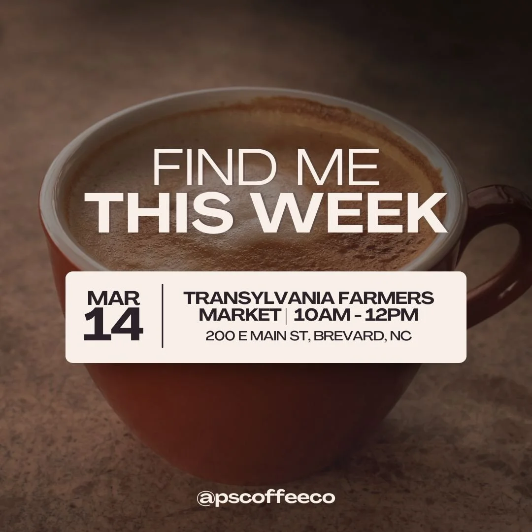 I&rsquo;m back!!! Had a wonderful time on vacation, but I missed seeing my amazing regulars and meeting new coffee lovers! 
 
This Saturday you can find me at the @transylvaniafarmersmarket from 10am - 12pm. I&rsquo;ll be there serving up the hot and