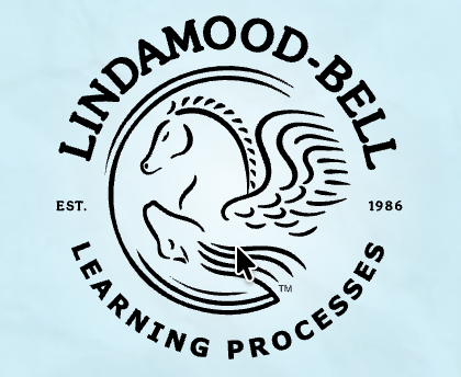 a pegasus with LIndaMood-Bell learning process around it