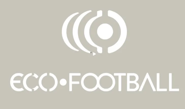 Logotipo con símbolo circular y el texto 'ECCO FOOTBALL' en letras mayúsculas.