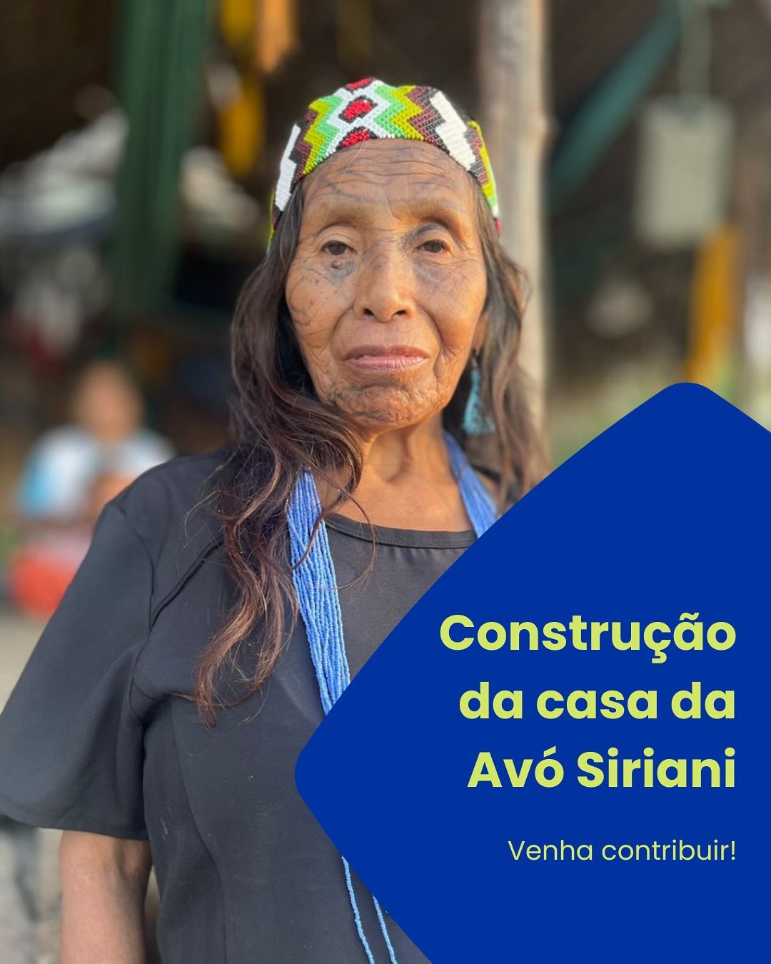 Querida comunidade,

estamos levantando uma campanha de financiamento coletivo para a constru&ccedil;&atilde;o da casa da Av&oacute; Siriani Huni Kuin 🏡

V&oacute; Siriani &eacute; irm&atilde; da Paj&eacute; Bimi Shu Ikaya, fundadora da Aldeia Segre