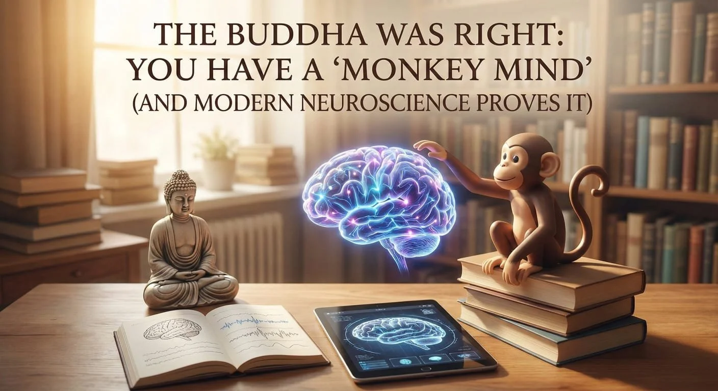 The Buddha Was Right: You Have a 'Monkey Mind' (And Modern Neuroscience Proves It)
