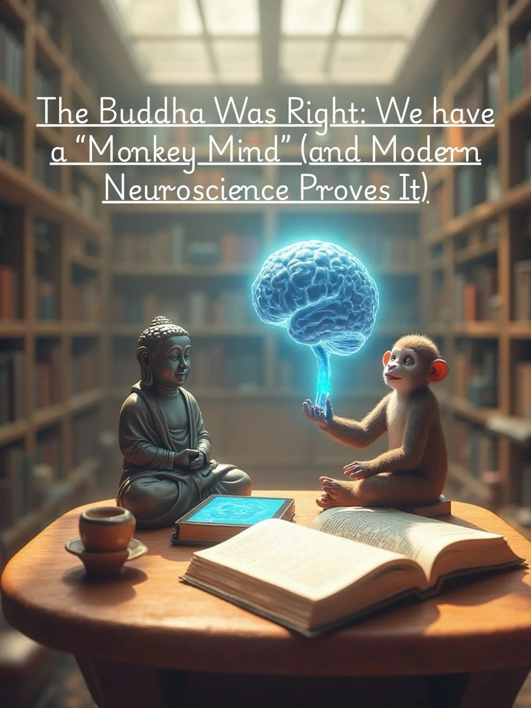 Your restless mind isn&rsquo;t broken.
It&rsquo;s ancient.

Understanding the monkey mind
isn&rsquo;t about silencing thoughts - 
it&rsquo;s about learning how to relate to them.

To read more: https://www.acktivateyou.com/blog/you-have-a-monkey-mind