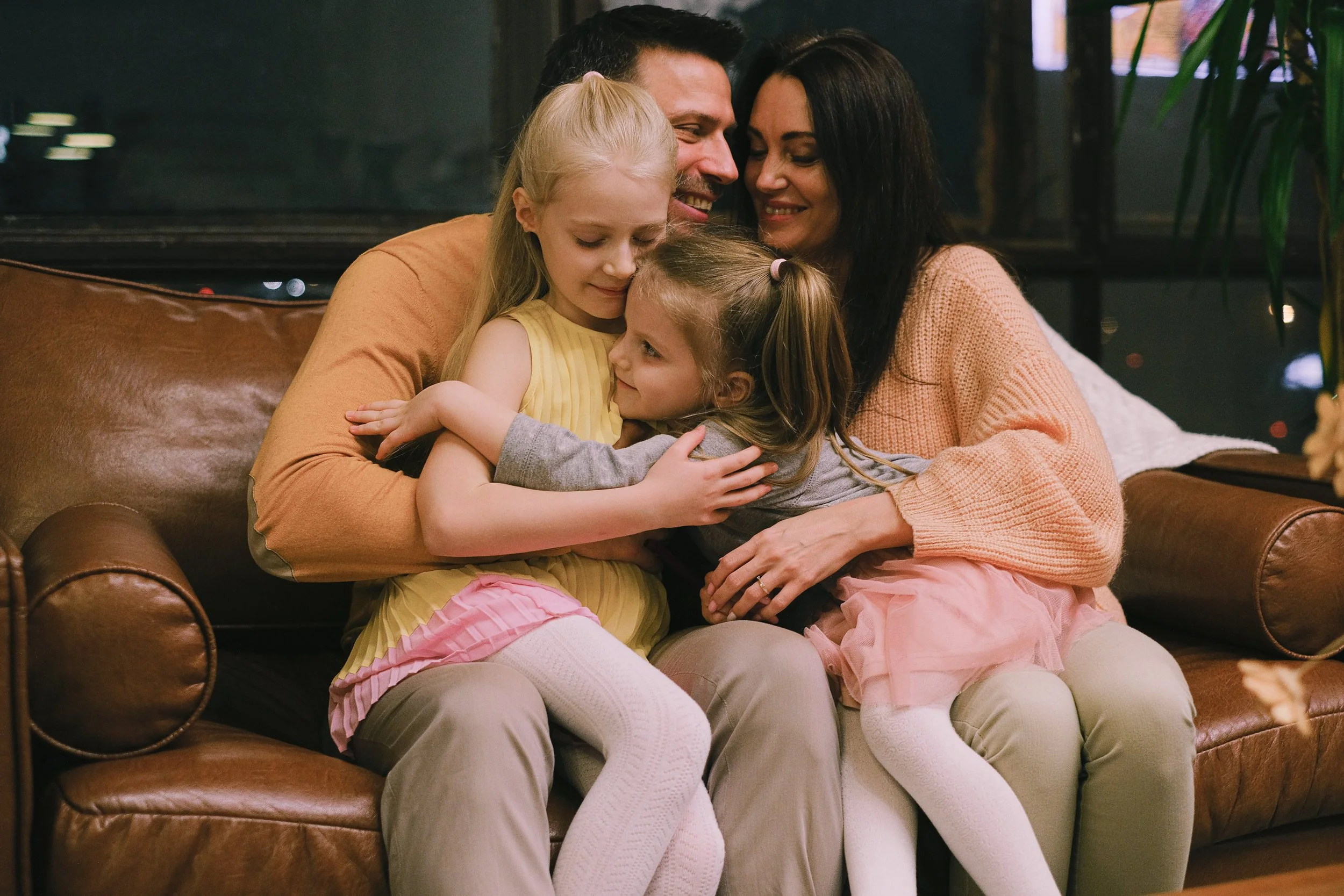 Family bonding using worship music to help regulate emotions