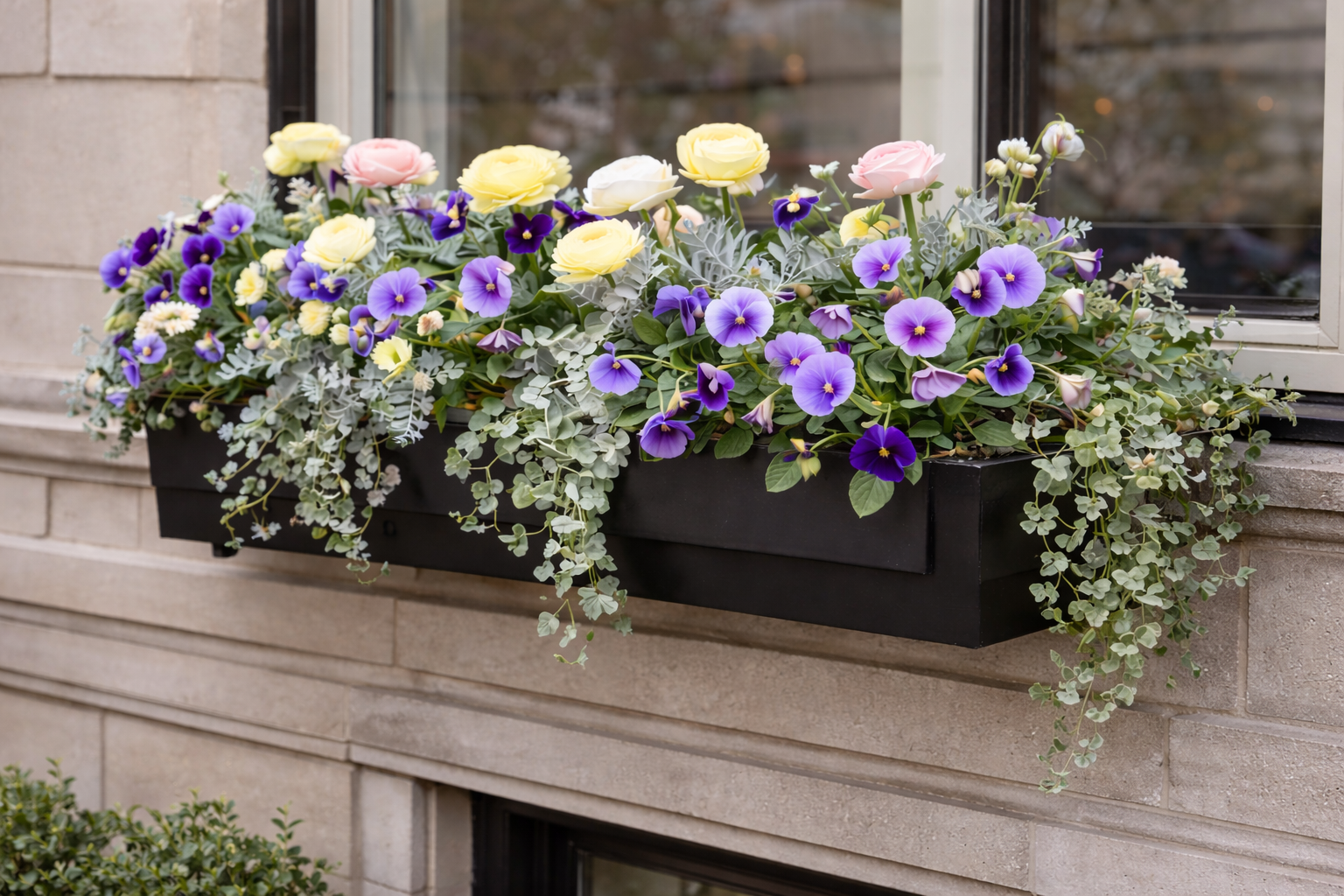Spring Window Boxes