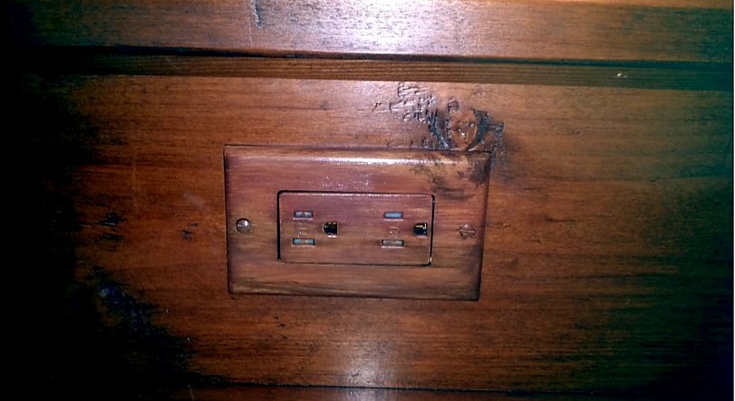 grained switchplate