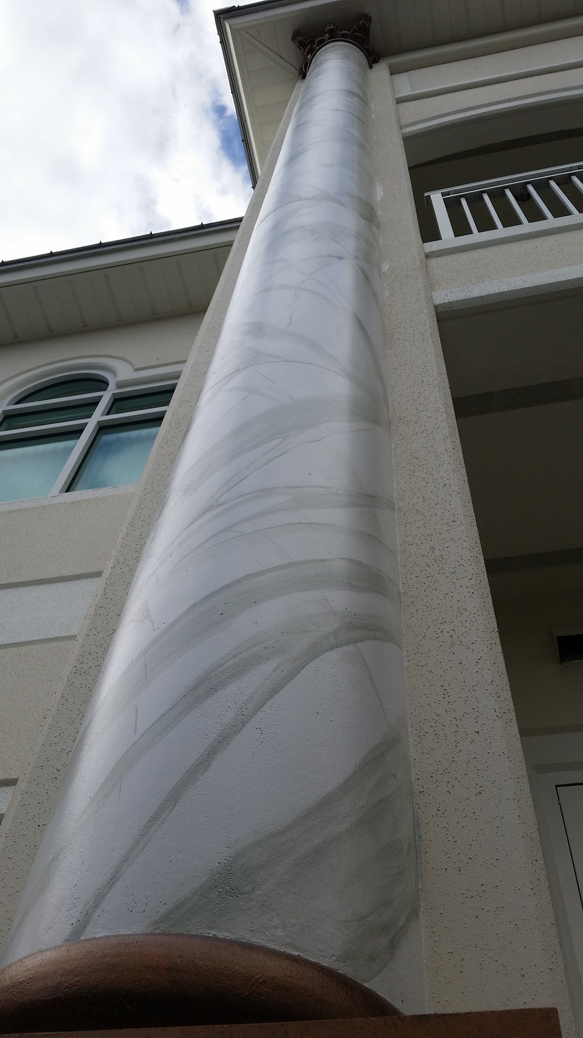 marble column detail