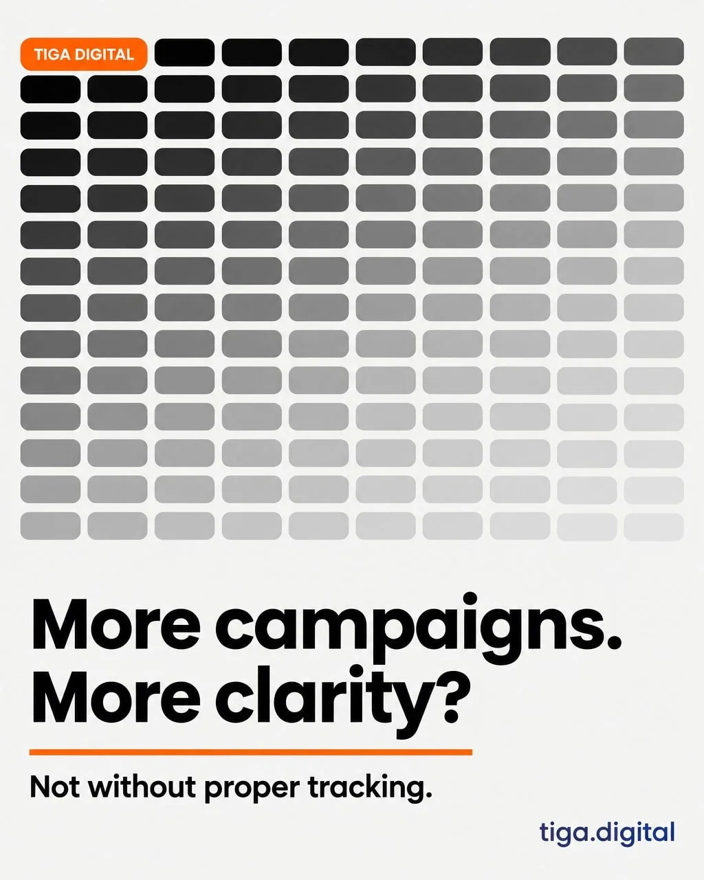 More campaigns, more chaos. Unless the tracking is in place first.

The instinct to scale by multiplying campaigns is understandable. More touchpoints, more reach, more chances to convert. Here's what we've seen actually happen: stacking campaigns ac