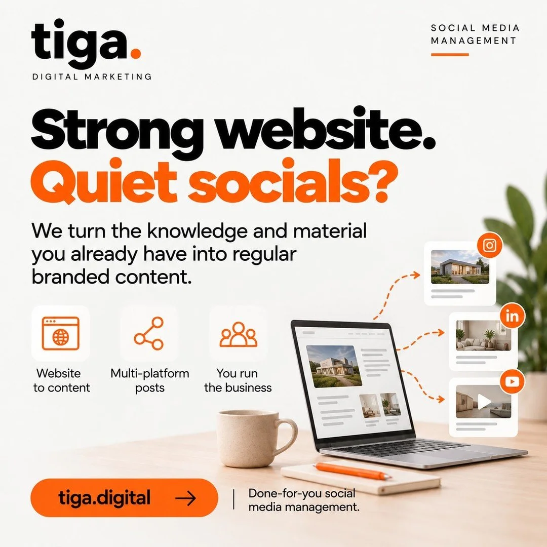 Who is done-for-you social media management for?

Small businesses. Professional services. Growing teams.

Especially businesses with plenty of expertise, but not enough time to turn it into consistent social content.

We take the knowledge and mater
