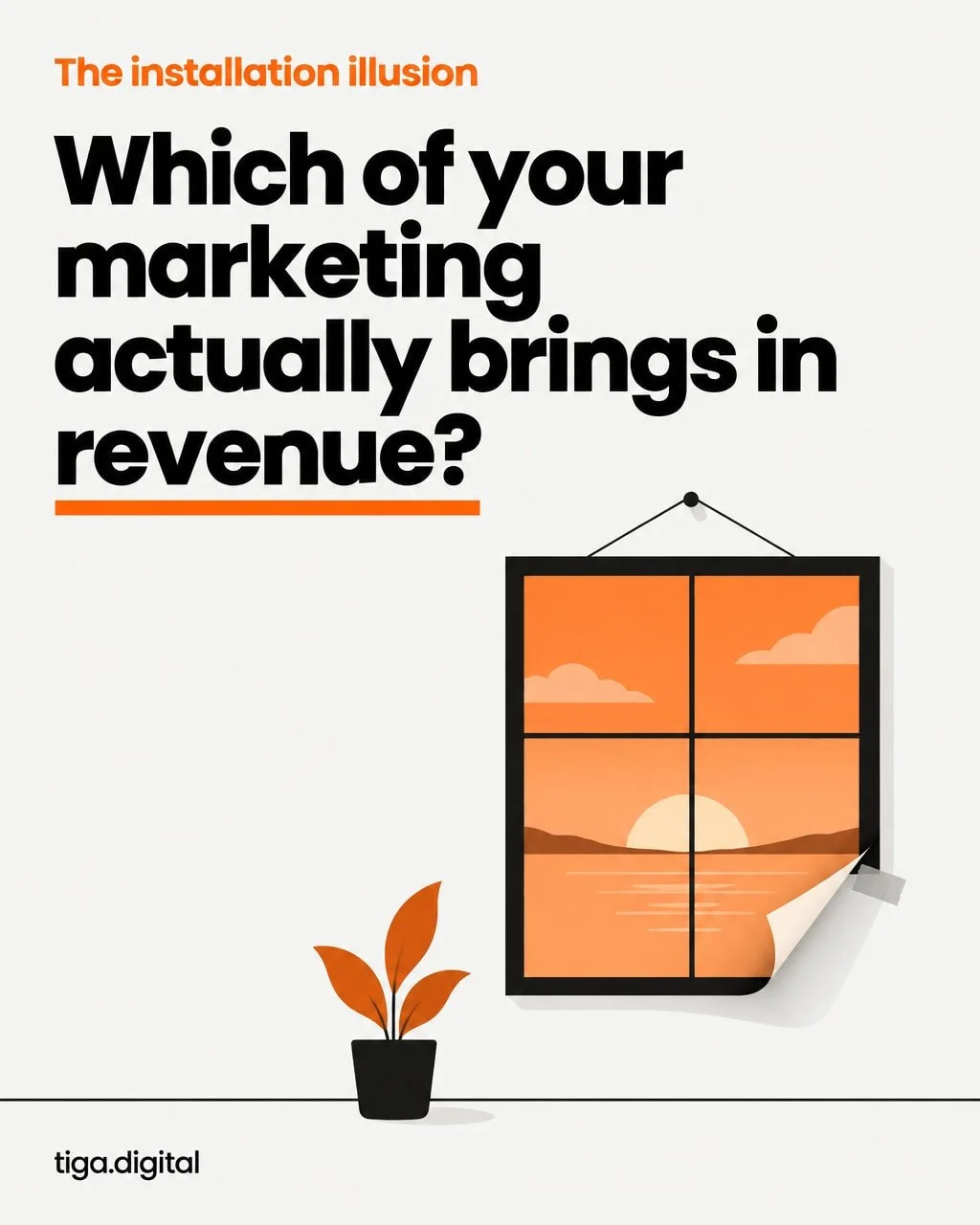 Plenty of businesses have had GA4 running for years and still can't say which marketing brings in revenue.

That quiet doubt has a name. We call it the installation illusion.

GA4 goes on the site. Numbers arrive every month. So the numbers feel reli