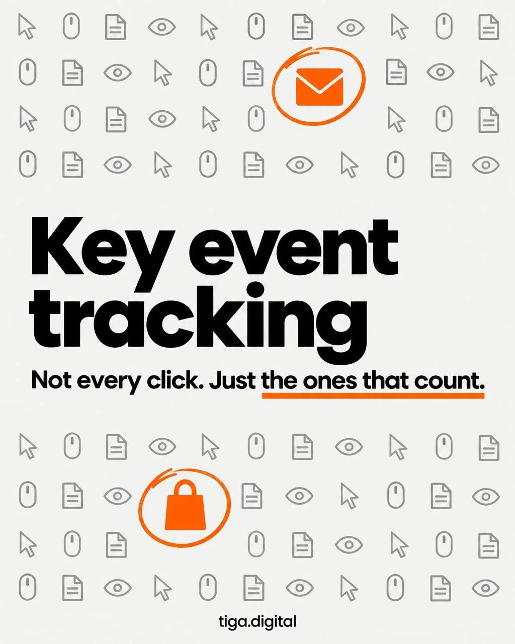 Key event tracking, in plain English: you decide which actions on your website count as a result for your business, and your analytics records each one when it happens.

That's the whole idea.

A common misreading is that a key event is any click, sc