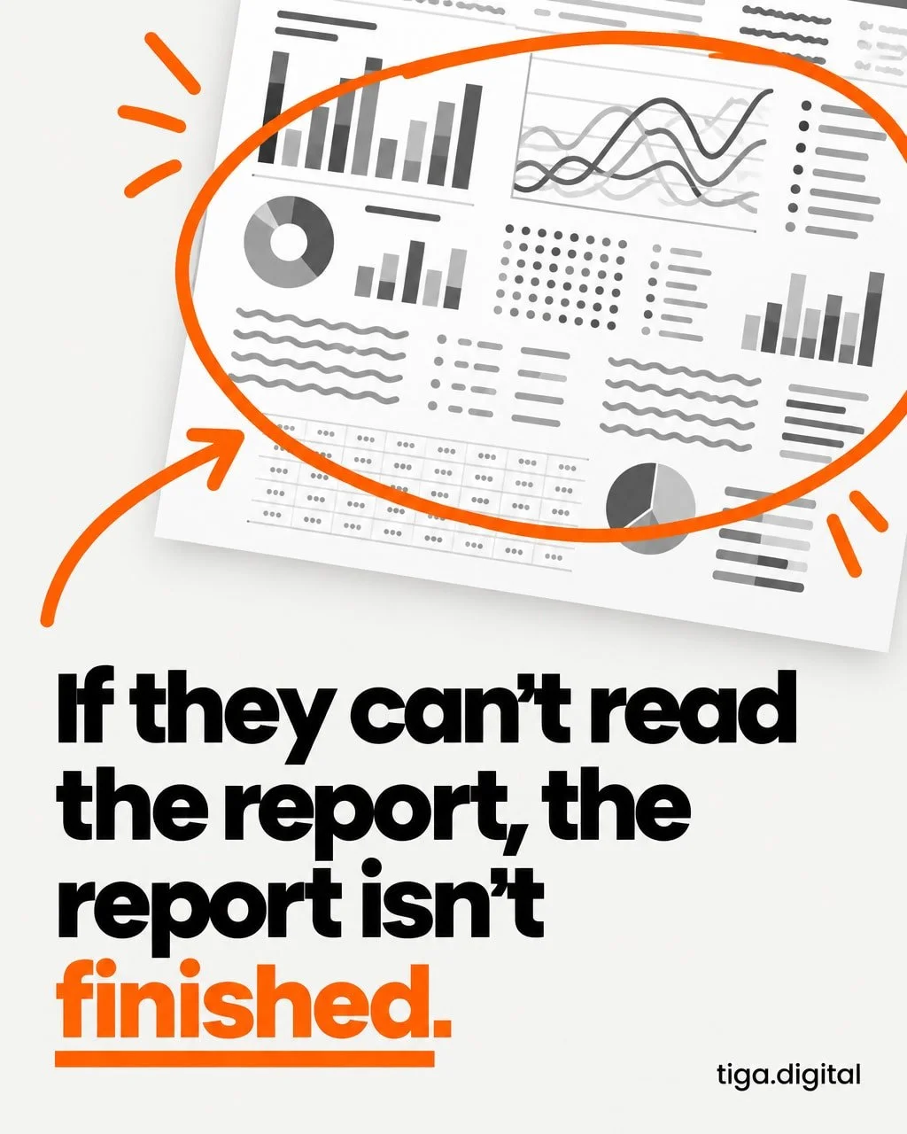 "I can't make sense of the SEO report."

When a client or stakeholder says this, the easy conclusion is that they aren't technical enough.

We read it the other way round.

The confusion usually says more about the report than about the per
