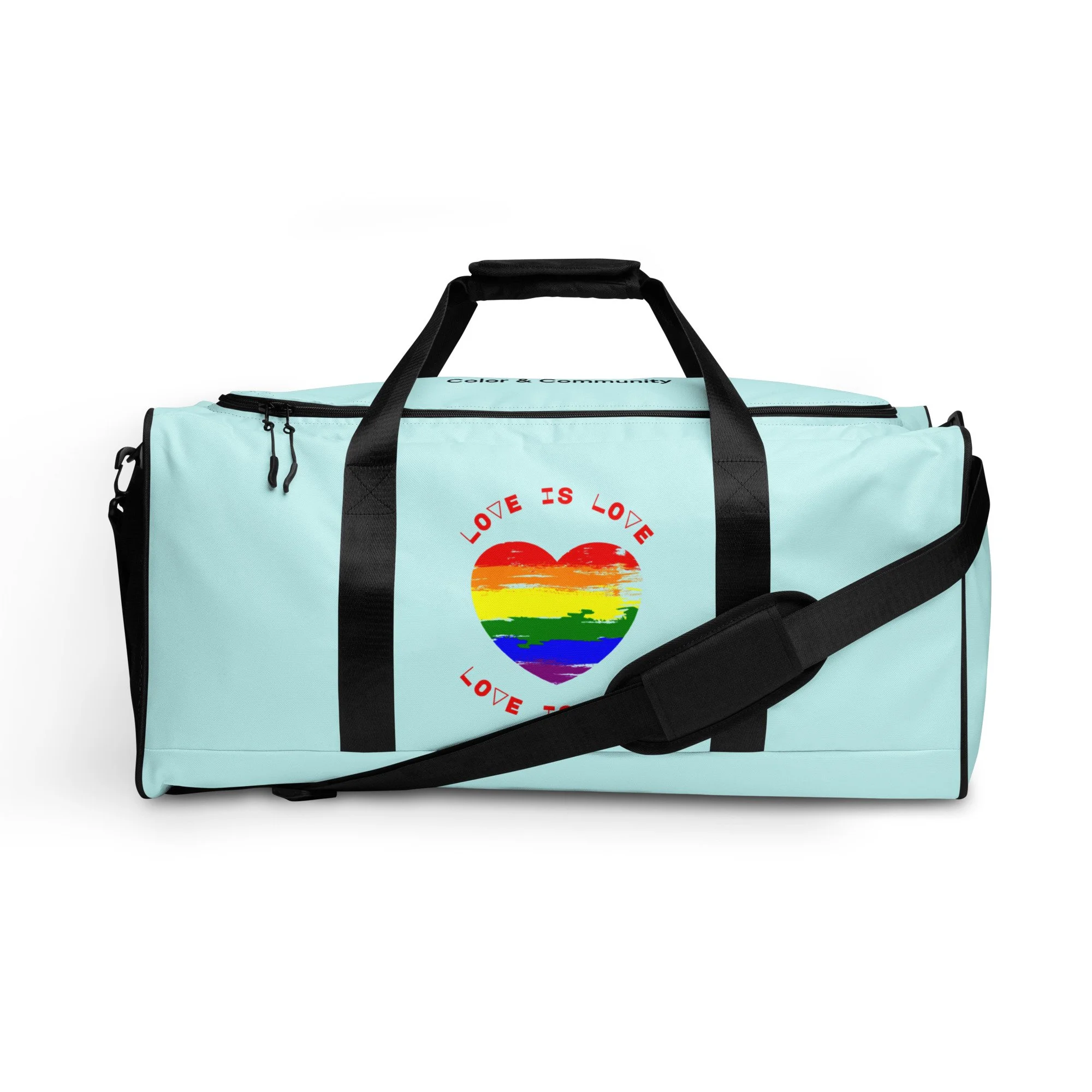 Love Is Love Heart Duffle Bag