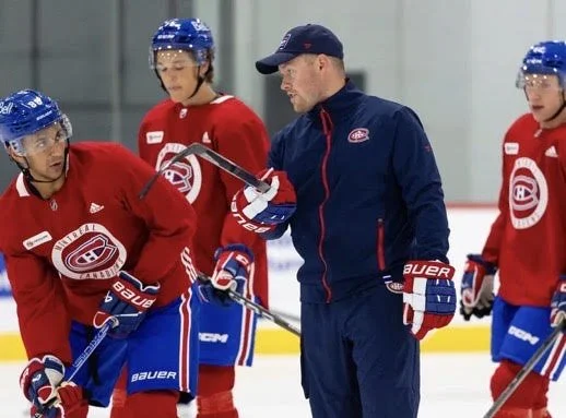 Cerebral Sports Founder and Coach, Coach Merrill leading the Montreal Canadiens development camp for their top prospects.