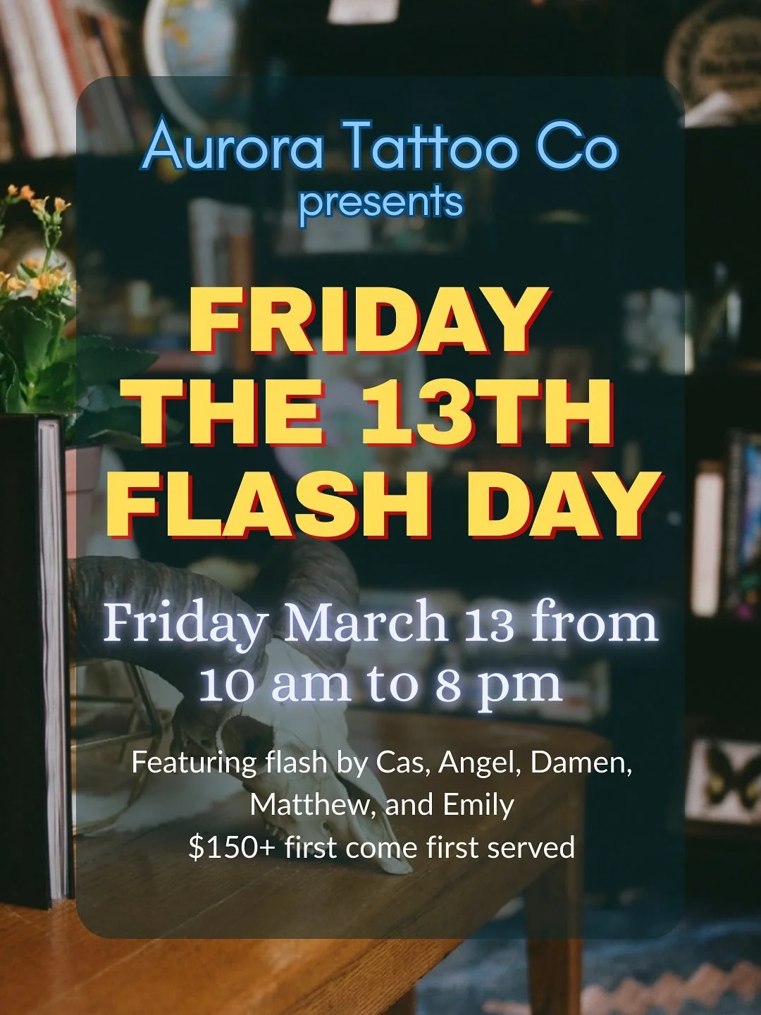 We&rsquo;re doing a flash day on Friday! Cas @birchbeast, Angel @dark.angel.ink, Damen @nap.hole, Matthew @matthewbtattooer &amp; emily @emilyapolis. 10-8. First come, fist served. Arms &amp; legs. See you then 🔪🕸️