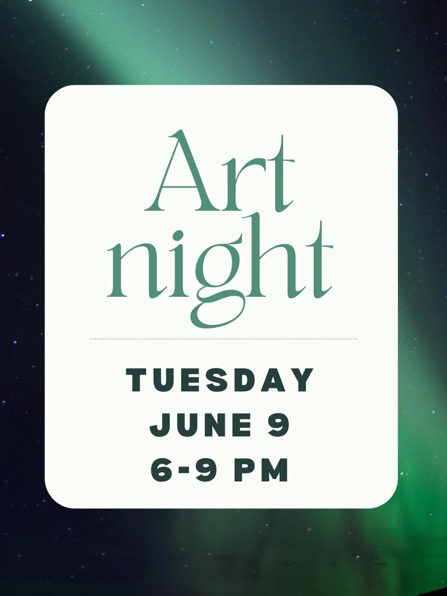 Join us tomorrow for our monthly art night! All grown-ups welcome, all mediums welcome. We have snacks and drinks but feel free to bring your own. See you then💚