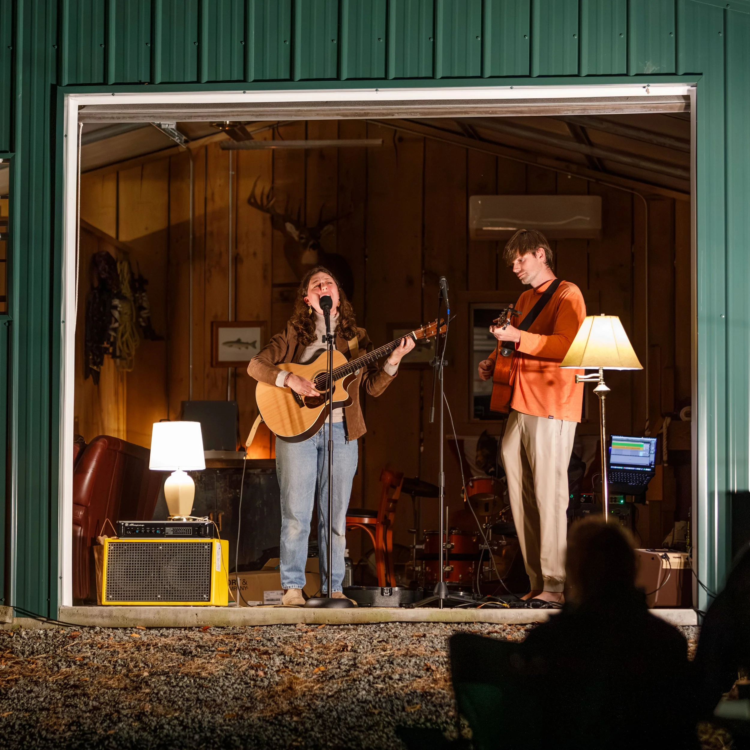 DIY October: Pt. 3 Erynn McLeod and Lucas Rhondeau at Buck Naked Hunt Camp.