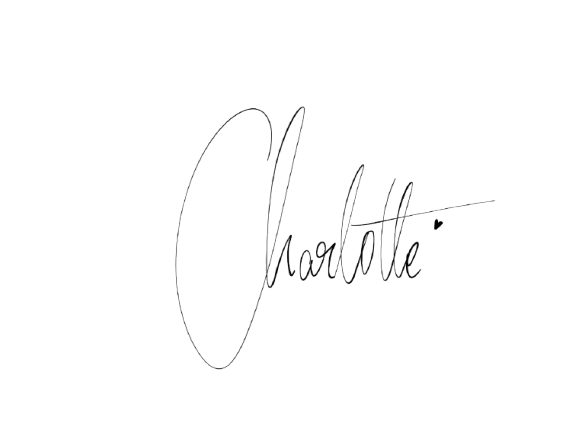 Unterschrift auf schwarzem Hintergrund