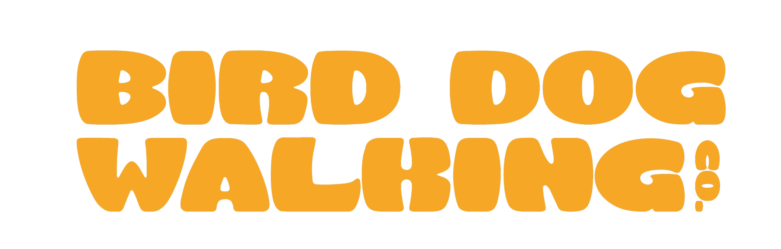 Font Logo for Bird Dog Walking Company.