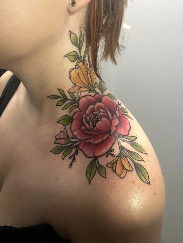 Neck Floral Piece