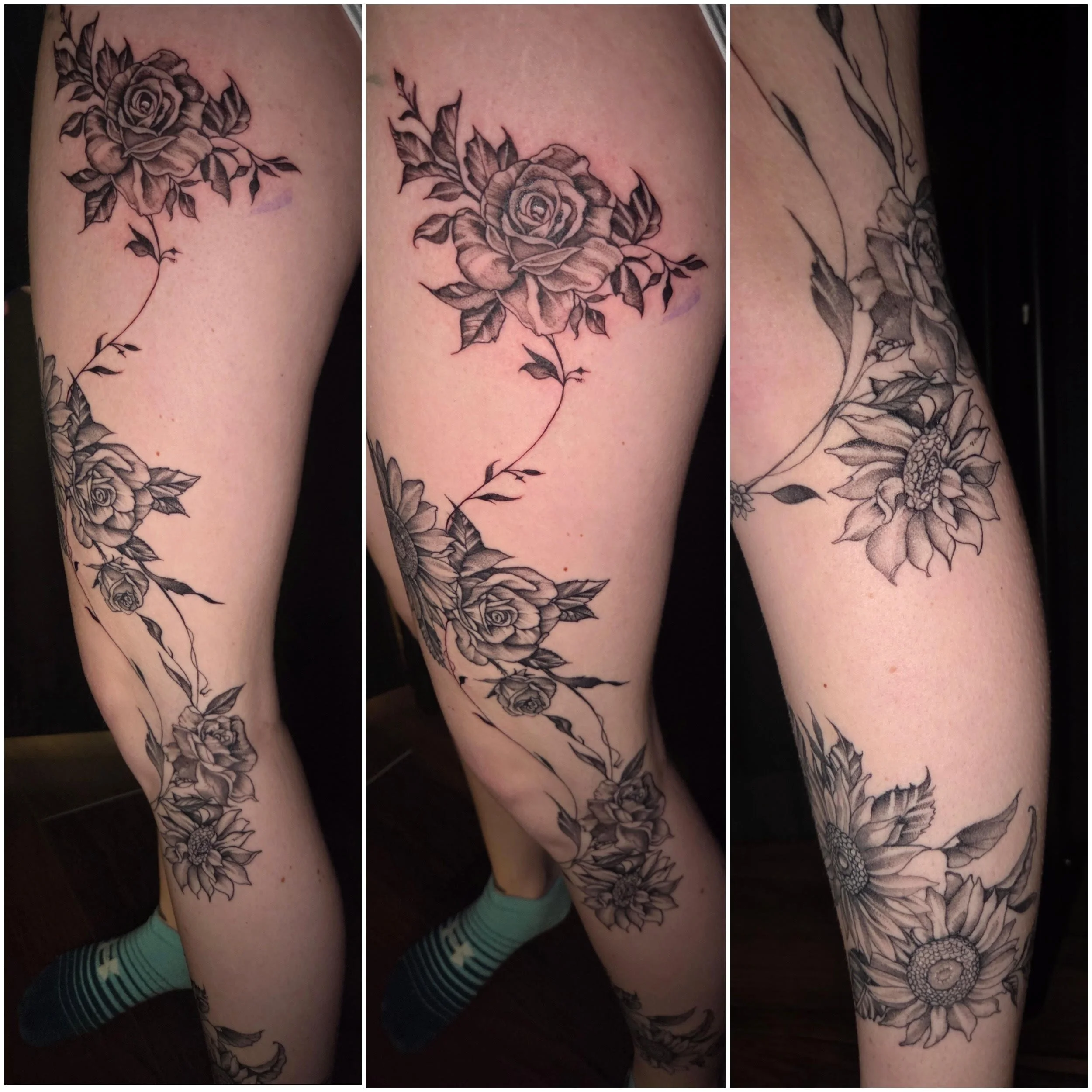Floral Leg Sleeve