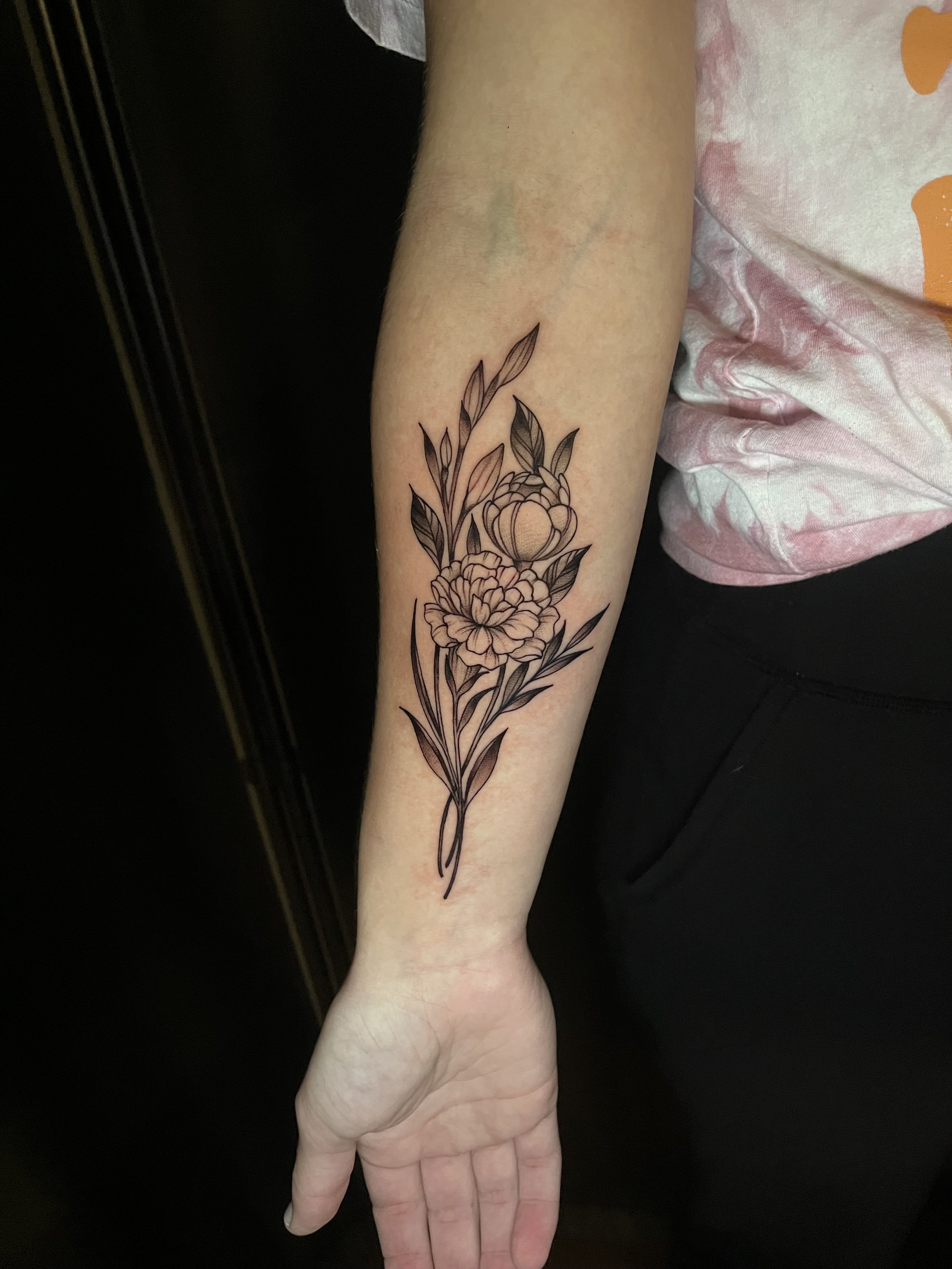 Black&Grey Floral