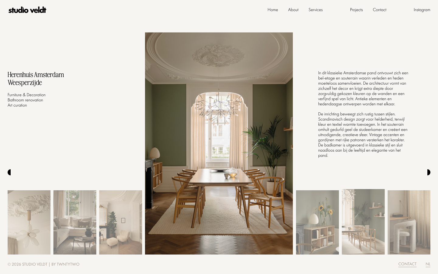 Portfolio Detail Page from Studio Veldt Amsterdam