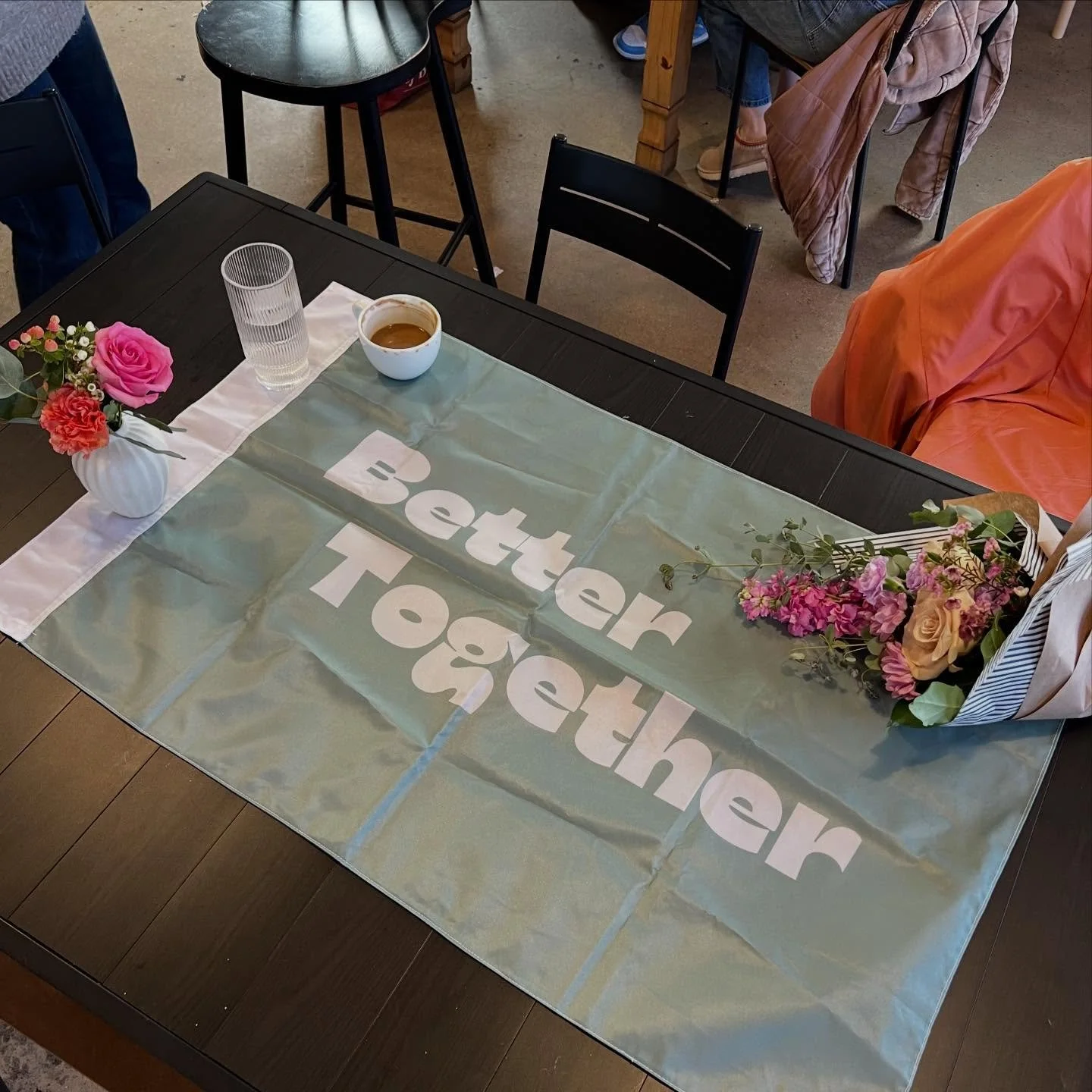 Some much needed social time 🥹 Thanks to all who came out and shared a beautiful morning with us. Feeling lucky to have this community 💞