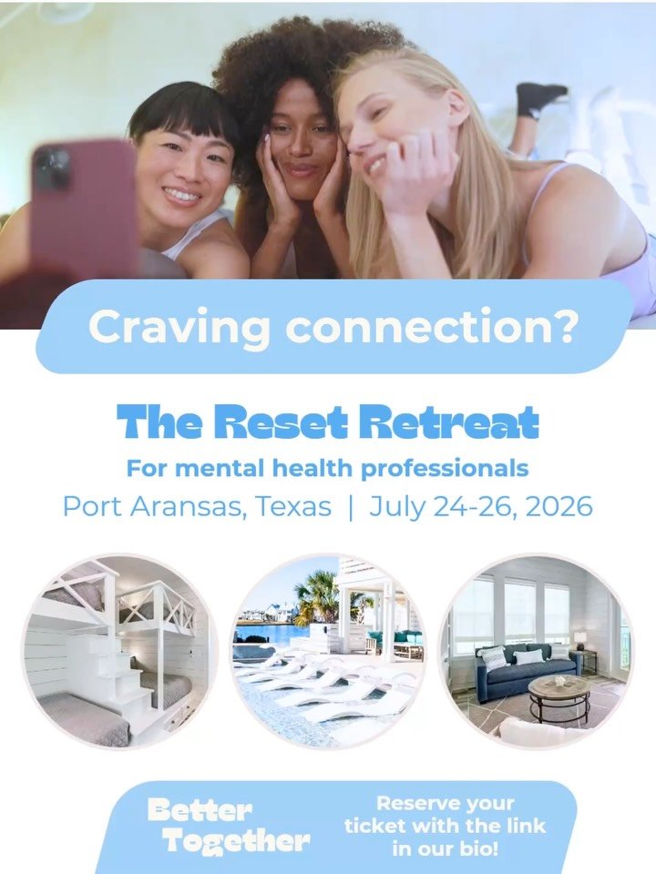 Our job as mental health professionals can be so isolating. The Reset Retreat is designed to be restorative, but also an opportunity for deep connection with others. We witnessed so many friendships created and memories made at our first two retreats