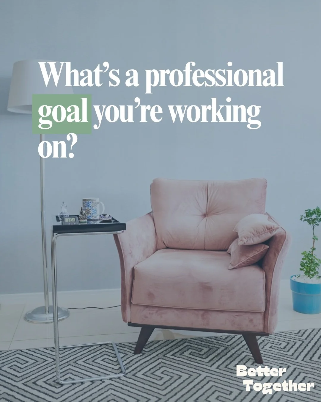 Let us be your cheerleaders! What's a professional goal you're working towards right now? Share below 👇