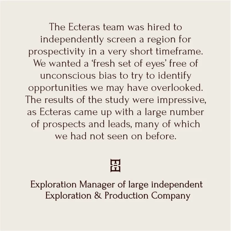 Client feedback for Ecteras Subsurface Experts
