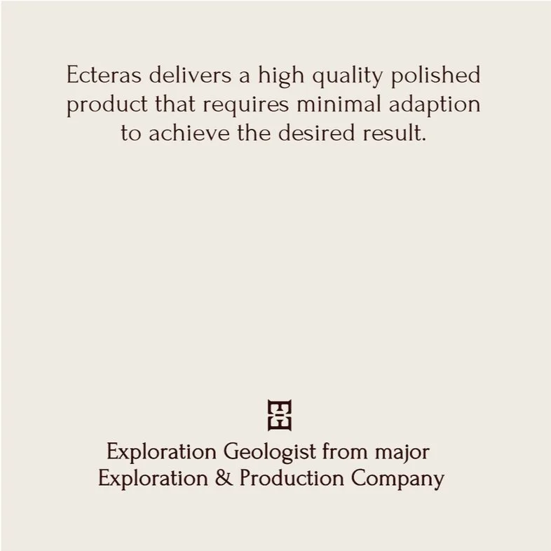 Client feedback for Ecteras Subsurface Experts