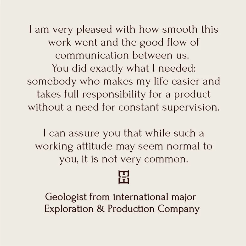 Client feedback for Ecteras Subsurface Experts