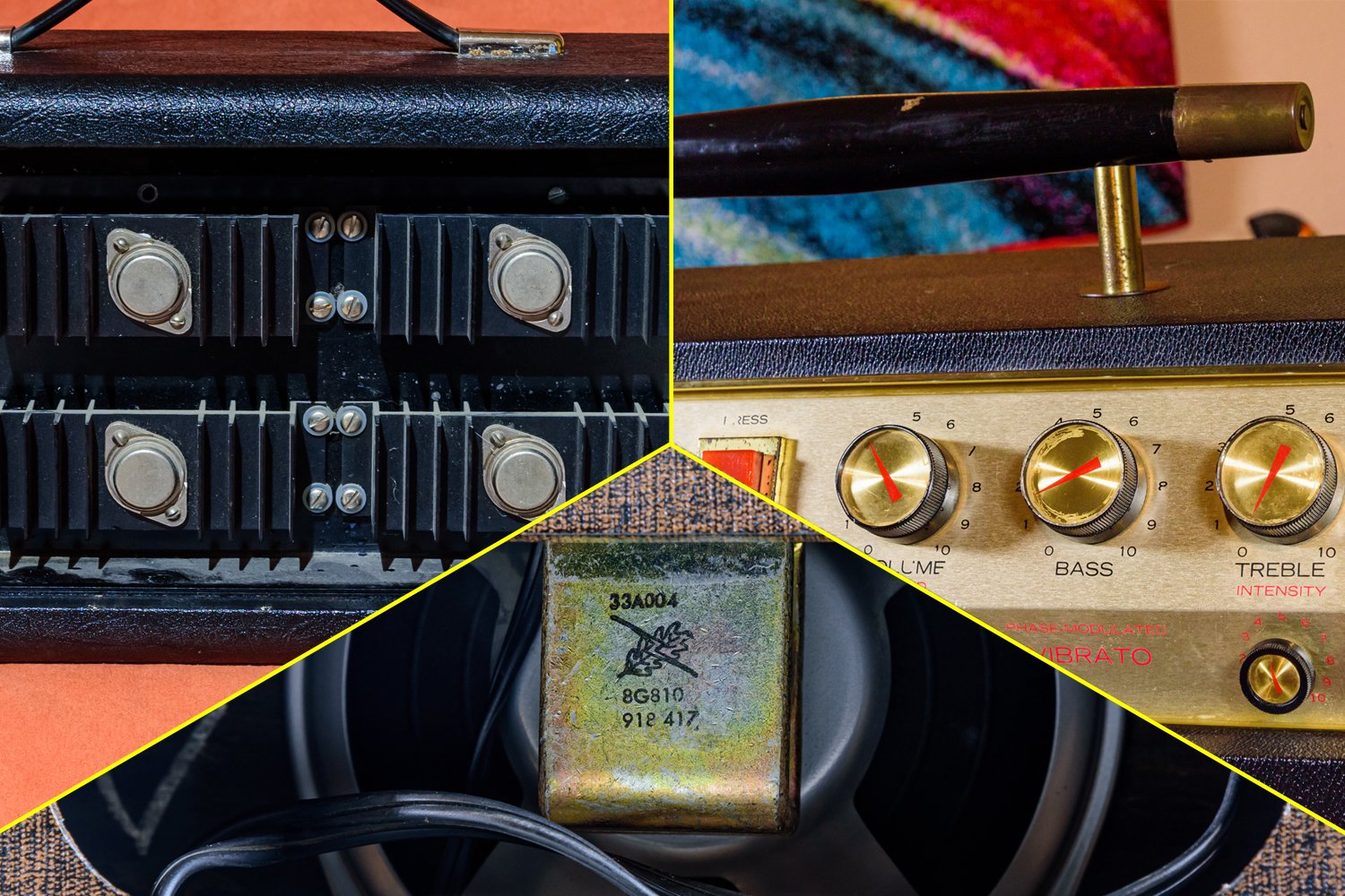 Detail of all three Solid Soul amps
