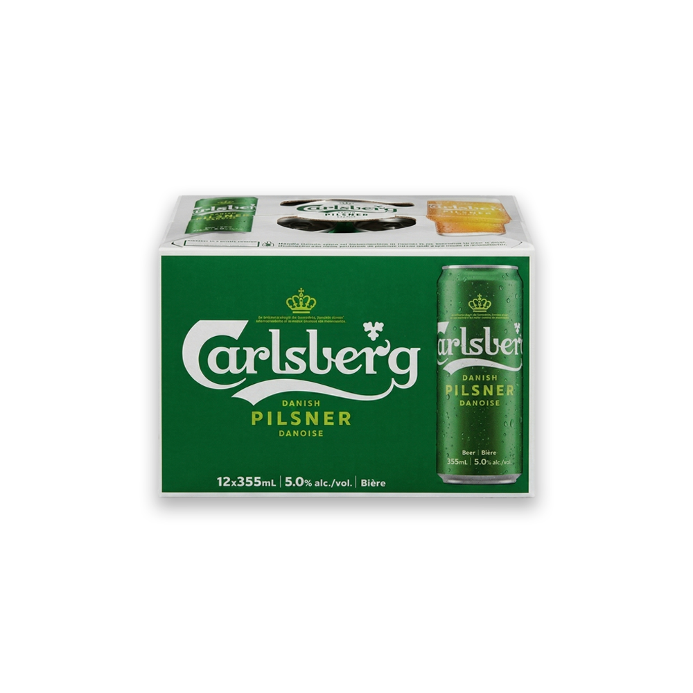 CARLSBERG PILSNER 12 CANS