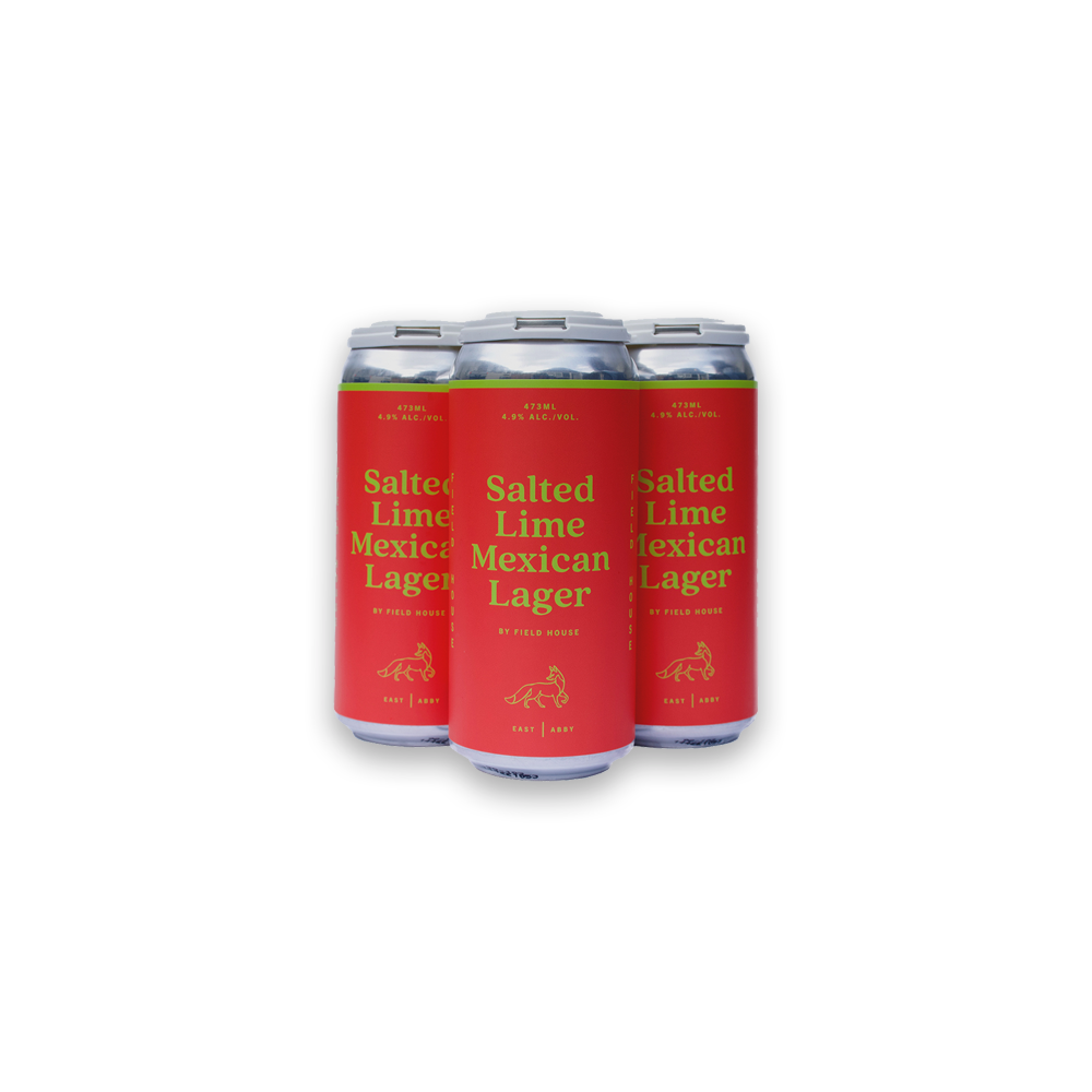 FIELD HOUSE SALTED LIME MEXICAN LAGER 4 CANS