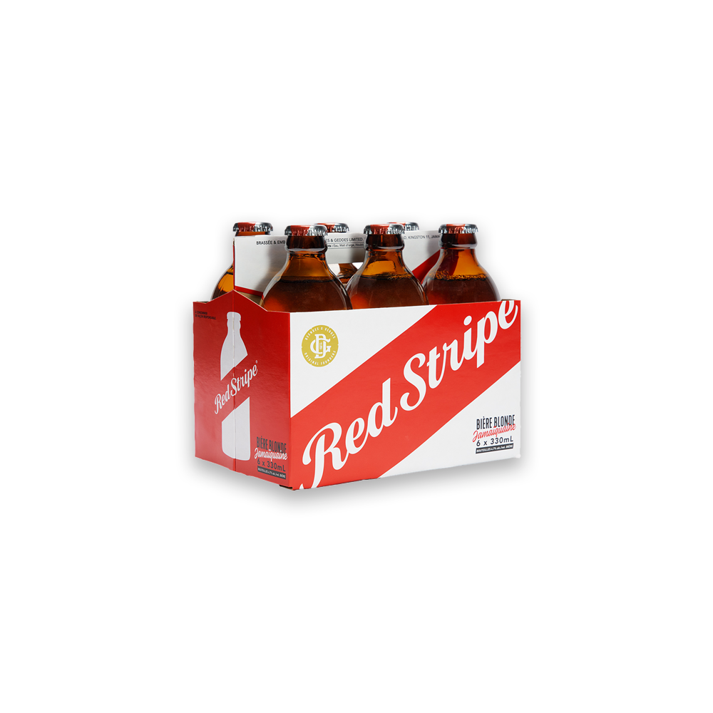 RED STRIPE LAGER 6 BOTTLES