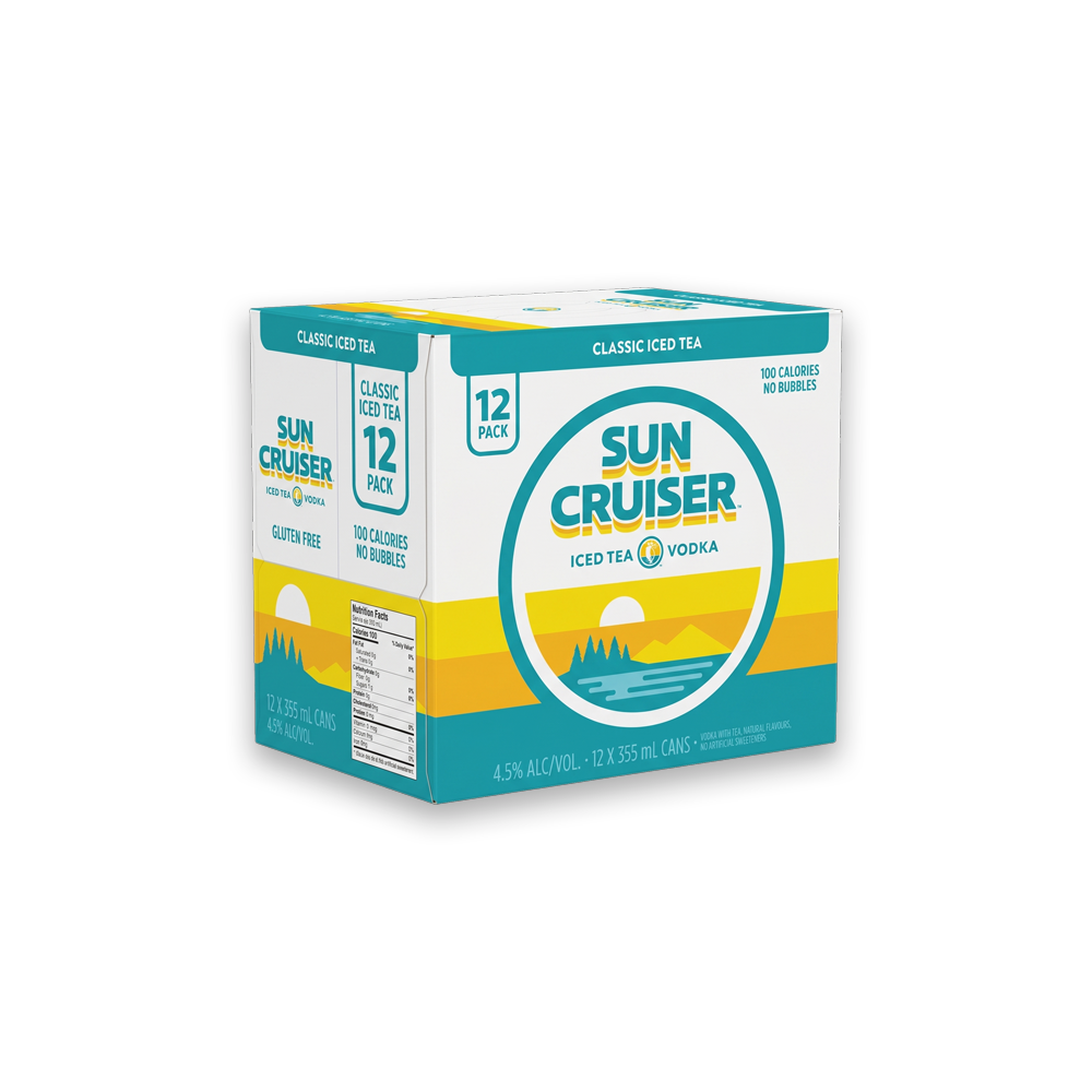 SUN CRUSIER ORIGINAL VODKA ICED TEA 12 CANS