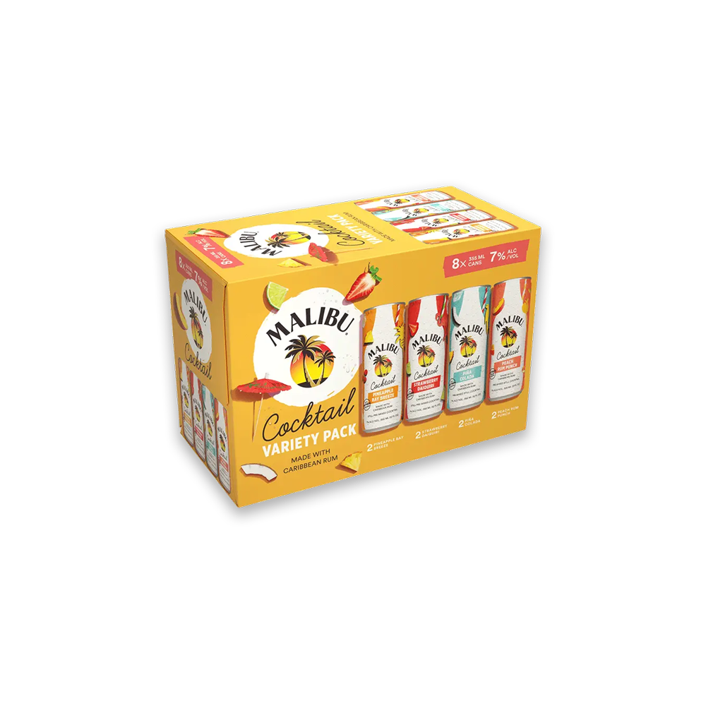 MALIBU COCKTAILS MIXER 8 CANS